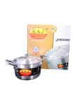 5-Piece Cooking Pot With Lid Silver