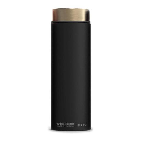 Asobu - Le Baton Travel Bottle Black Gold