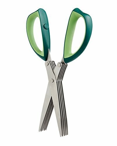 Cutlery-Pro 5-Blade Herb Scissors and Kitchen Shears, Stainless Steel Blades