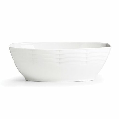 Lenox Entertain 365 Sculpture Bowl, Large, White