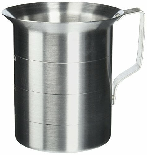 Crestware 2-Quart Aluminum Liquid Measures