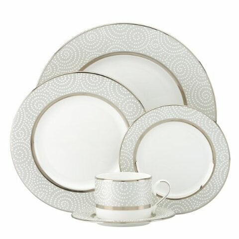 Lenox Pearl Beads 5-piece Place Setting, 4.15 LB, White