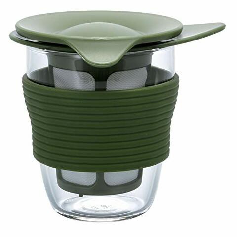 Hario Handy Tea Maker, 200ml, Olive Green