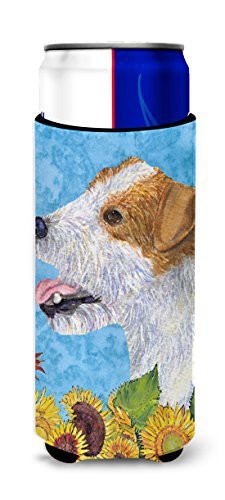 Caroline&#39;s Treasures Ss4137Muk Jack Russell Terrier In Summer Flowers Ultra Beverage Insulators For Slim Cans, Slim Can, Multicolor