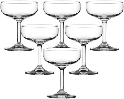 Ocean Classic Saucer Champagne Glass 135Ml Pack Of 6