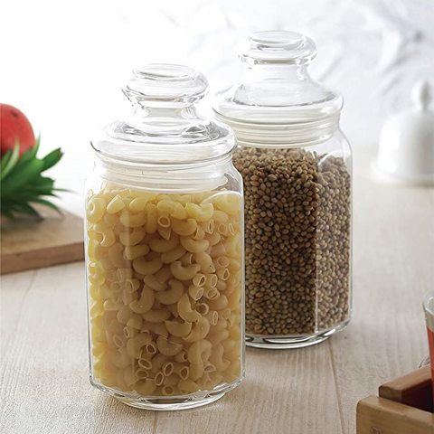 Ocean - Pop Jar Glass Lid 2Pcs Set, 750 Ml-B0252602