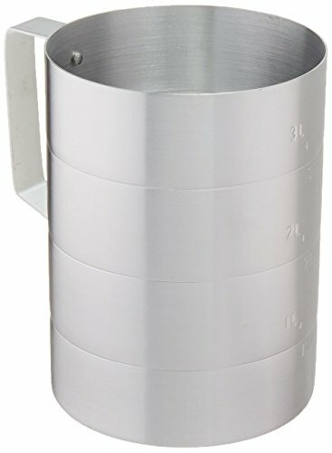 Crestware 4-Quart Aluminum Dry Measures