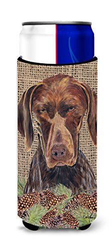 Caroline&#39;s Treasures Sc9035Muk German Shorthaired Pointer Ultra Beverage Insulators For Slim Cans, Slim Can, Multicolor