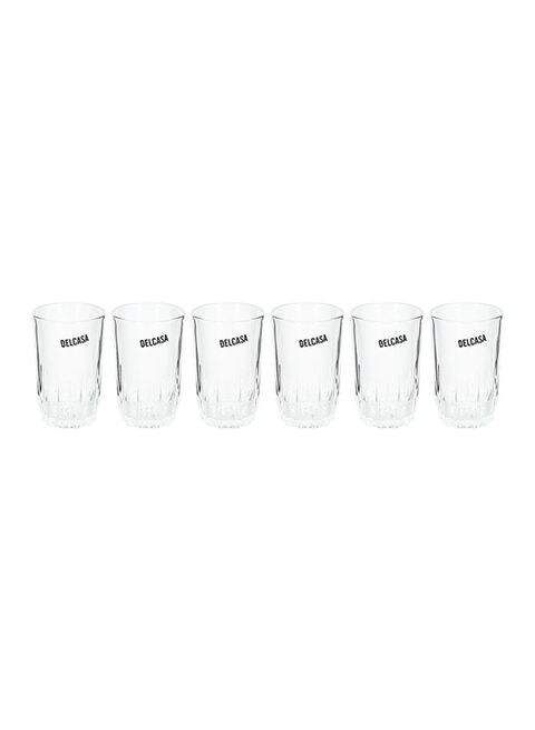 Delcasa 6-Piece Tumbler Set Clear 9ounce