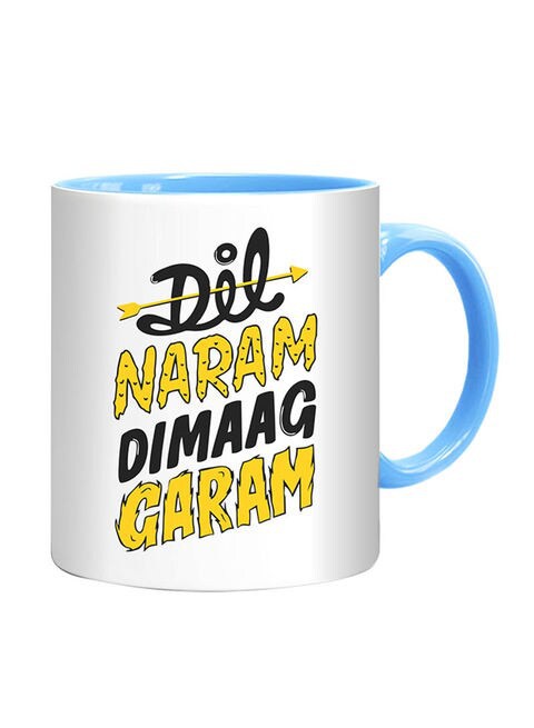 FMstyles Dimaag Garam Printed Mug Multicolour 10ounce