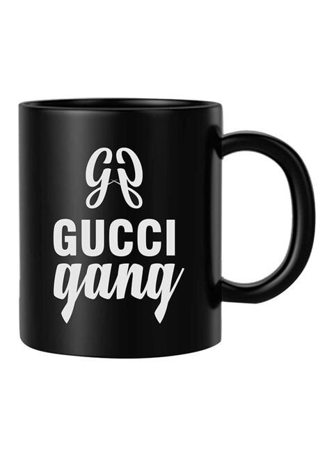 FMstyles Gucci Gang Mug White/Black 10 cm