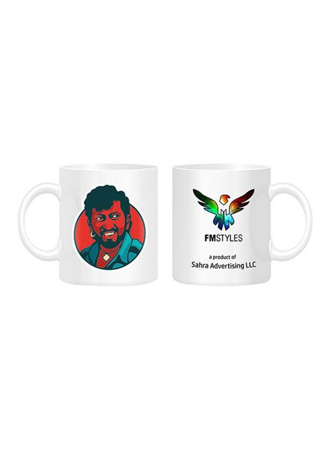 FMstyles Gabbar Singh Printed Mug White 10ounce