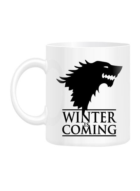 FMstyles Game Of Thrones Winter Is Coming Printed Mug White 10 cm