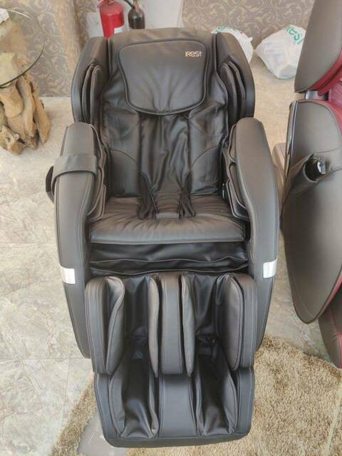 iRest Massage Chair Sl-A191 Full Automatic Sl Rail 3D Massage (Leather Color : Full Black)