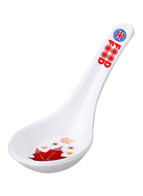 Generic Melamine Soup Spoon White 13.5cm