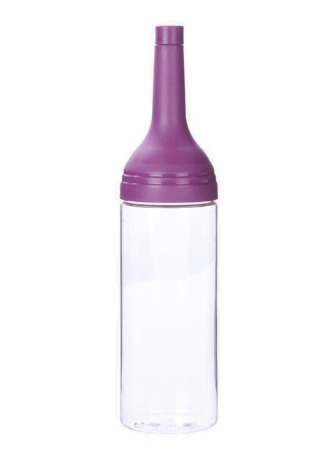 Ergo Drinking Bottle Clear/Purple