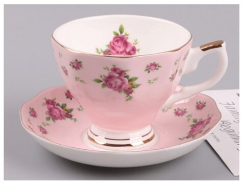 NJM Vintage Luxury Teacup Country Rose