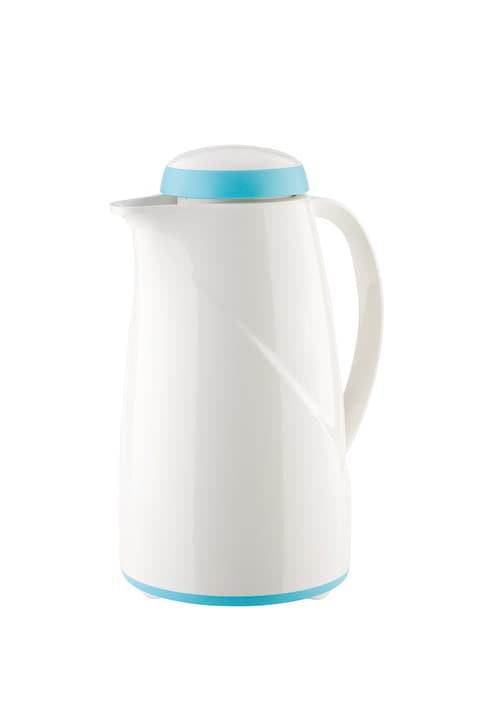 Helios - Flask 1.0 Ltr White/Aqua