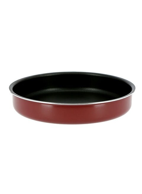 ROYALFORD Non-Stick Round Tray Red/Black 28centimeter