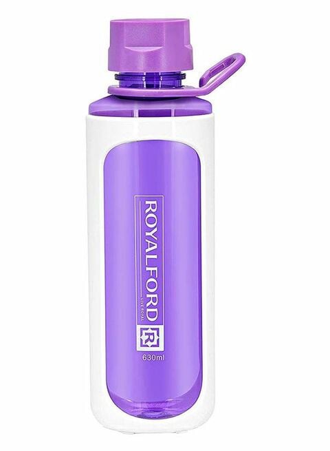 Royalford Water Bottle Purple/White