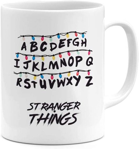 Gex 11Oz Ceramic Coffee Mug, Alphabets Stranger Things