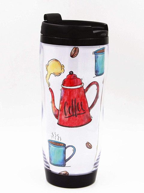 Giftex 350ml Photo Travel Mug-Insert Your Own Photos, Company Logo Design, Diy