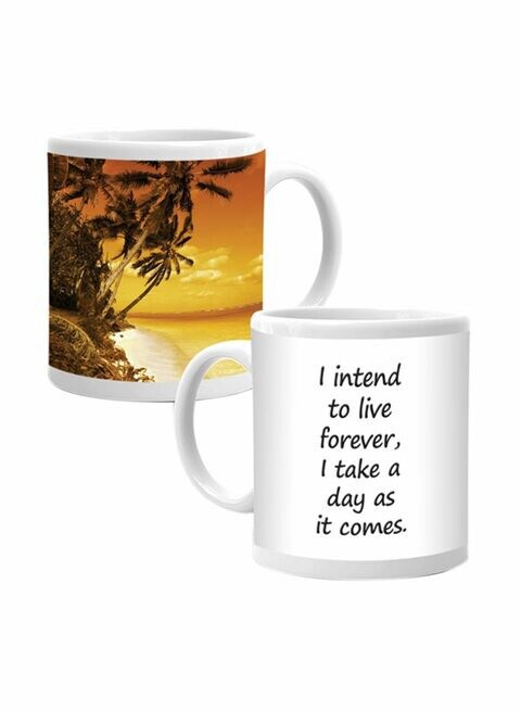 Ajooba Motivation Mug 2206 Multicolour 80X80 Centimeter