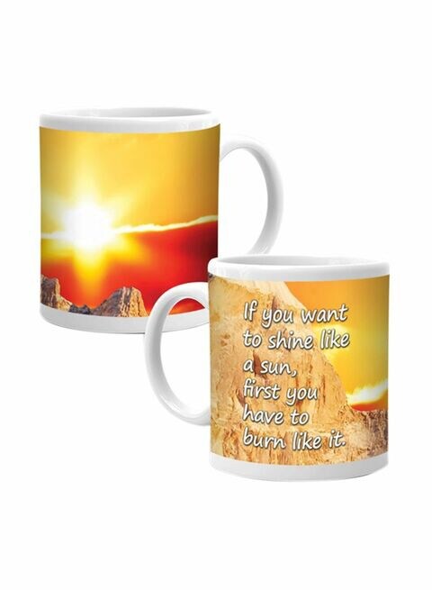 Ajooba Motivation Mug 2227 Multicolour 80X80 Centimeter