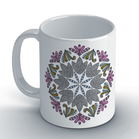 Tasneem Chandia: Ethnic Pattern Coffee Mug