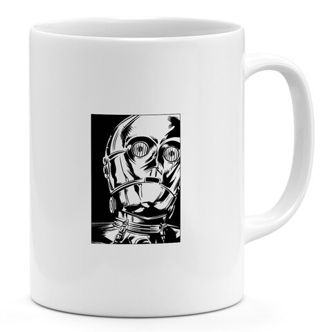 Loud Universe - Cute robot 11oz Ceramic Coffee Mug Movie Star Wars Novelty Coffee Mug Gift