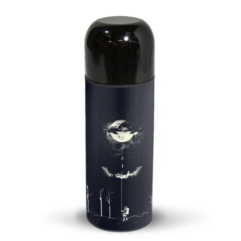 Space: Climbing to moon Thermos Flask