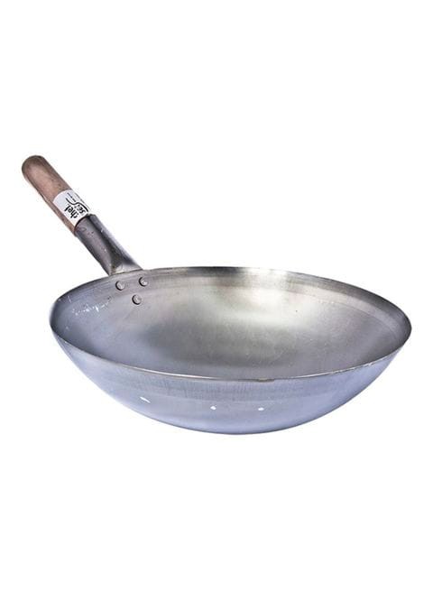 Chinese Wok Silver 30centimeter