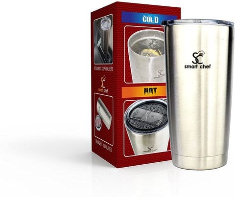 smart chef Stainless Steel Insulated Vacuum Tumbler 20 Oz