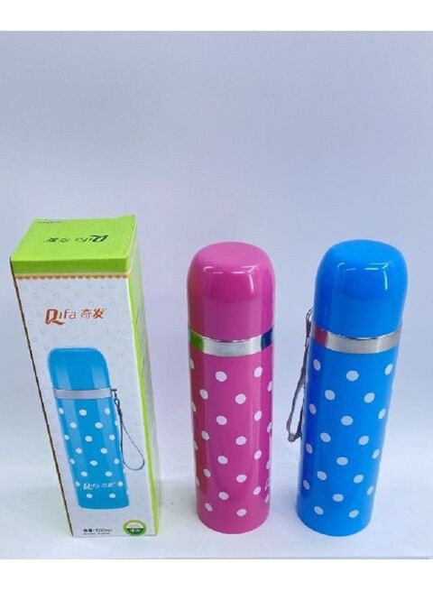 Generic Pack Of 2 Polka Dot Water Bottle