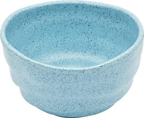 Dinewell Melamine Side Bowl Blue Speckle