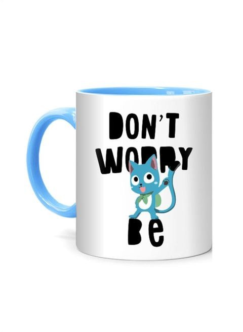 FMstyles Fairy tail Printed Mug White/Blue 10 cm