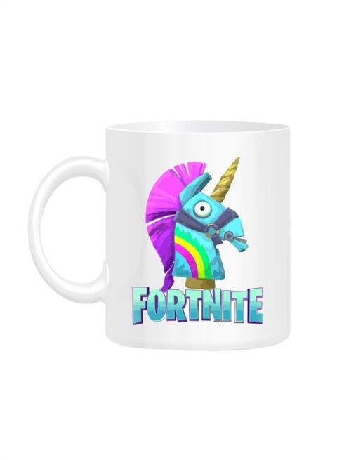 FMstyles Fortnite Unicorn Rainbow Smasher Printed Mug White 10 cm