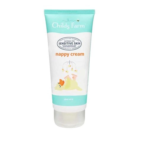 Childs Farm Unfragranced Nappy Cream For Sensitive Skin 100ml Green