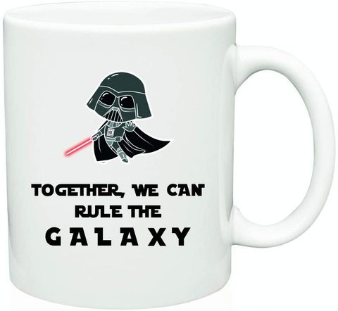 Gex 11Oz Ceramic Coffee Mug,&quot;Together, We Can Rule The Galaxy&quot;