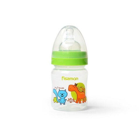 Fissman Feeding Bottle With Wide Neck 120ml (Plastic)