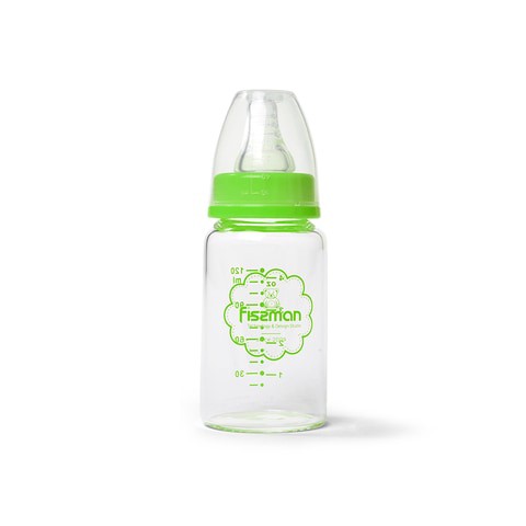 Fissman Feeding Bottle 120 ml Borosilicate Glass