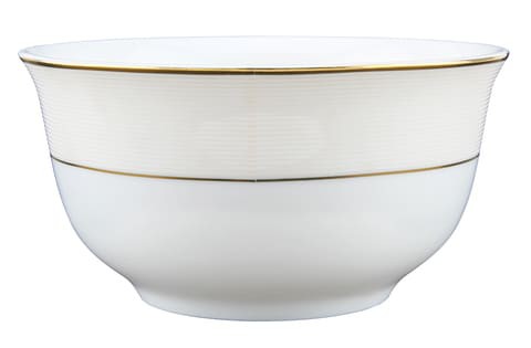 SHALLOW PORCELAIN PLATINUM  BOWL