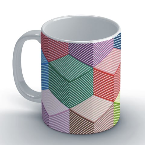 Hex patterns Coffee Mug