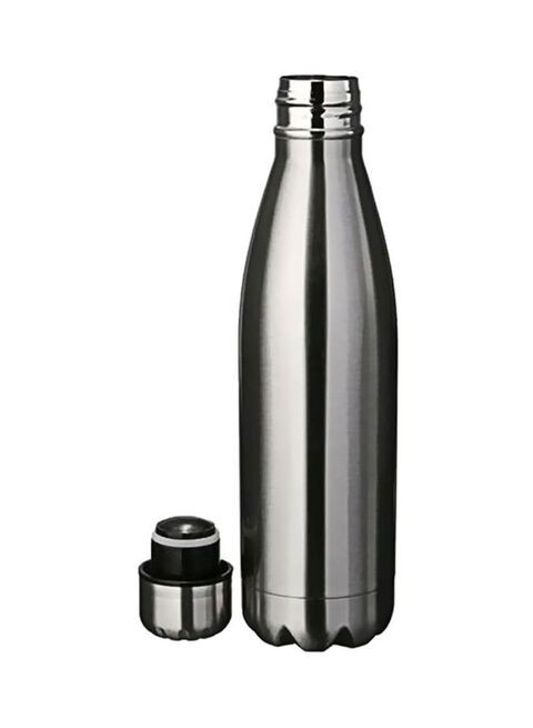 Generic Stainless Steel Vacuum Insulated Thermos Silver