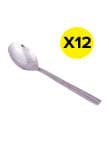 Symphoney Dessert Spoon 12-Piece Set Silver 13.5centimeter