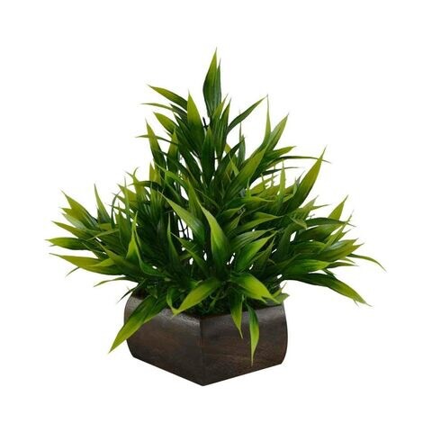 Bamboo Plastic Leaves 25cm