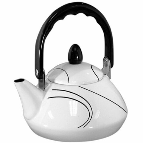 Reston Lloyd 37237 Corelle Coordinates by Enamel on Steel Teakettle, 1.2-quart, Simple Lines