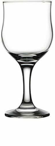 Circleware Concord Street Wine Glasses, Set of 6 All-Purpose Elegant Party Beverage Glassware Drinking Cups for Water, Juice, Beer, Liquor, Whiskey Bar Dining Gift, Farmhouse Decor, 8 oz, Clear