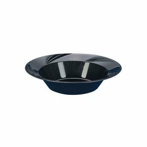 Newbury Collection 12oz. Black Plastic Soup Bowls, Heavyweight Disposable Soup-Salad Bowls 15 Per Pack by Maryland Plastics