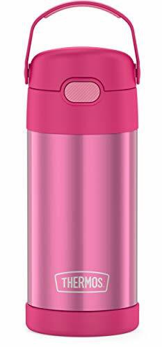 Thermos Funtainer Ss Insulated Straw Bottle 12Oz Pink